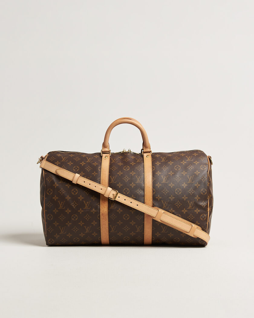 Louis Vuitton Pre-Owned Keepall 50 Bandoulière Monogram – Marron