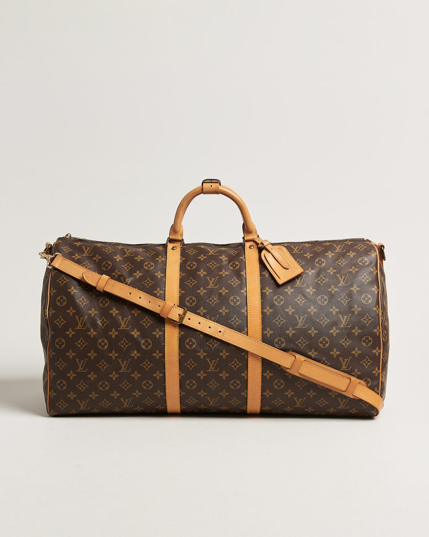 Louis Vuitton Pre-Owned Keepall 60 Bandoulière Monogram – Marron
