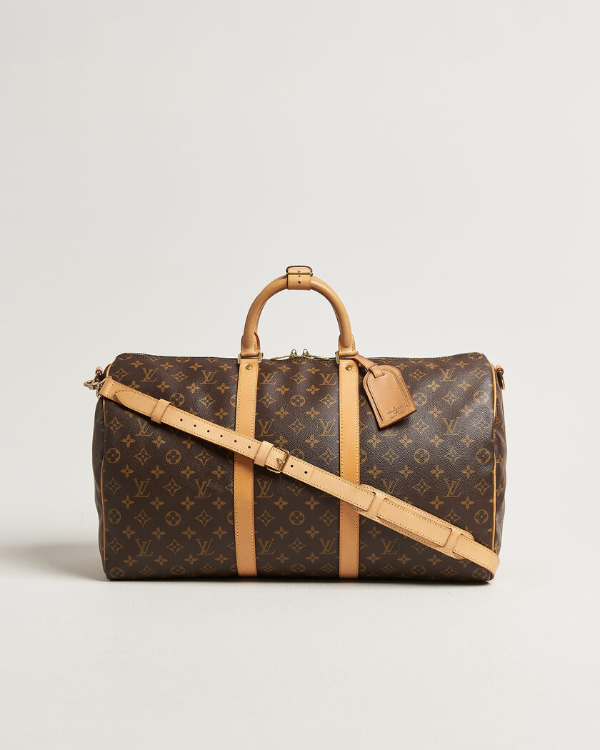 Louis Vuitton Pre-Owned Keepall 50 Bandoulière Monogram – Marron