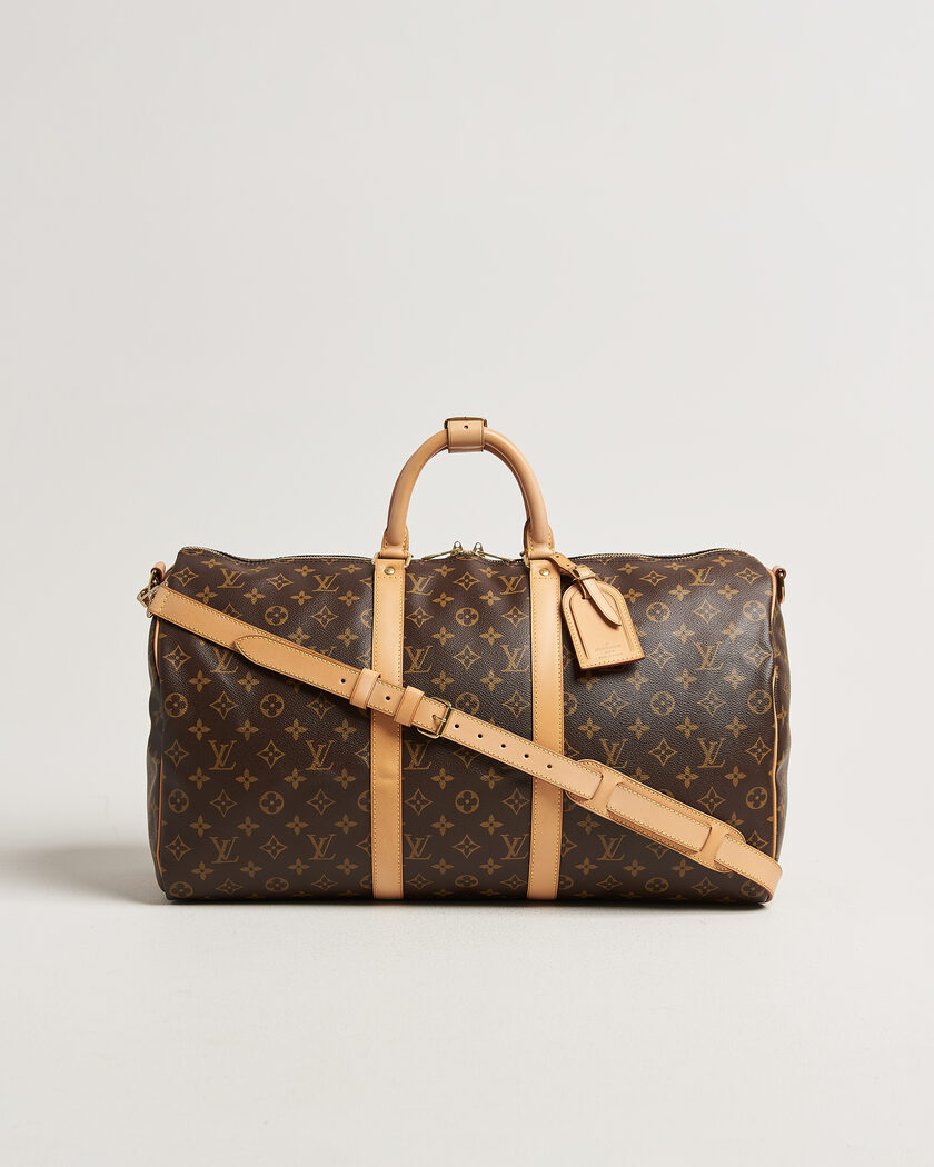 Louis Vuitton Pre-Owned Keepall 50 Bandoulière Monogram – Marron