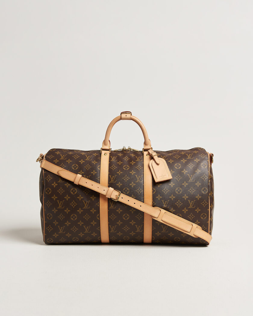 Louis Vuitton Pre-Owned Keepall 50 Bandoulière Monogram – Marron