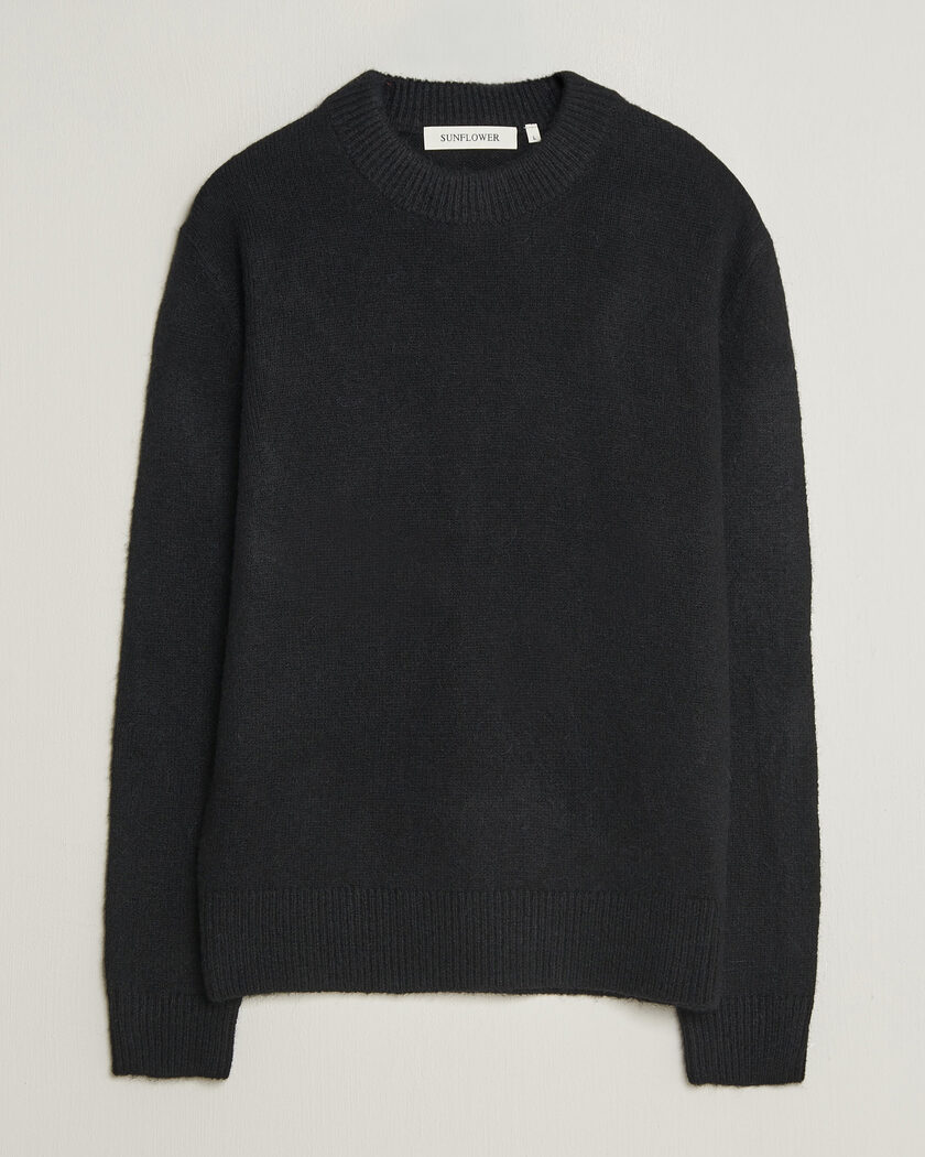 Sunflower Moon Alpaca Sweater Black – Noir
