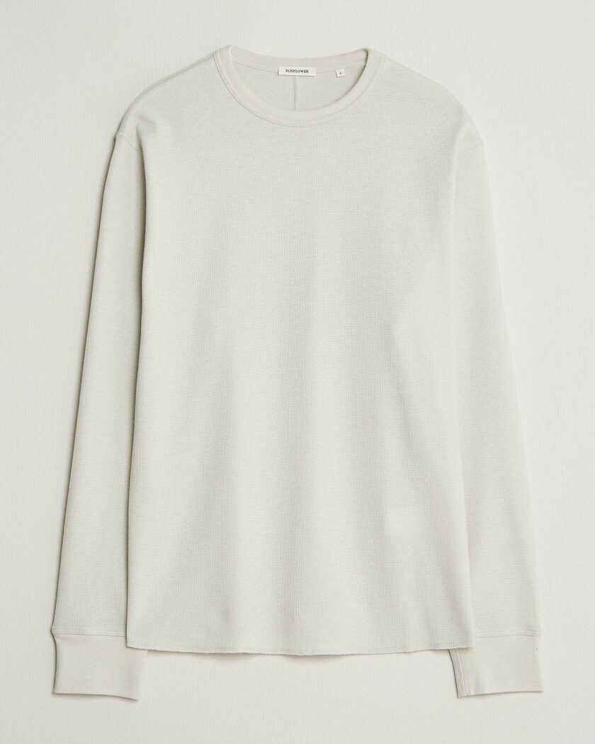 Sunflower Wool Waffle Long Sleeve T-Shirt Kit White – Blanc