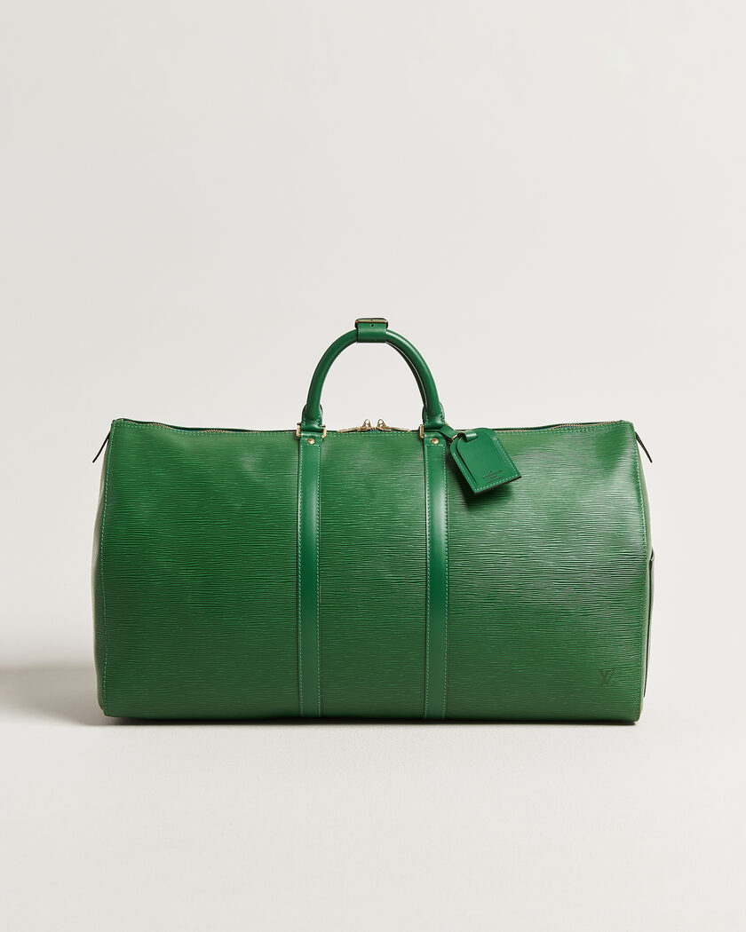  Louis Vuitton Pre-Owned Keepall 55 Epi Leather Green – Vert