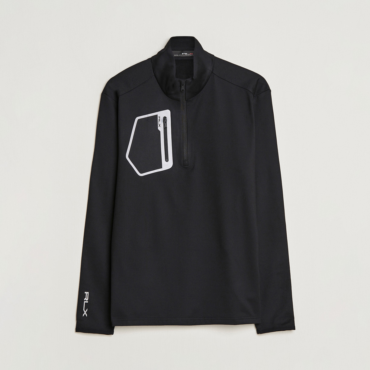 RLX Ralph Lauren Luxury Jersey Half Zip Black Acheter RLX Ralph Lauren