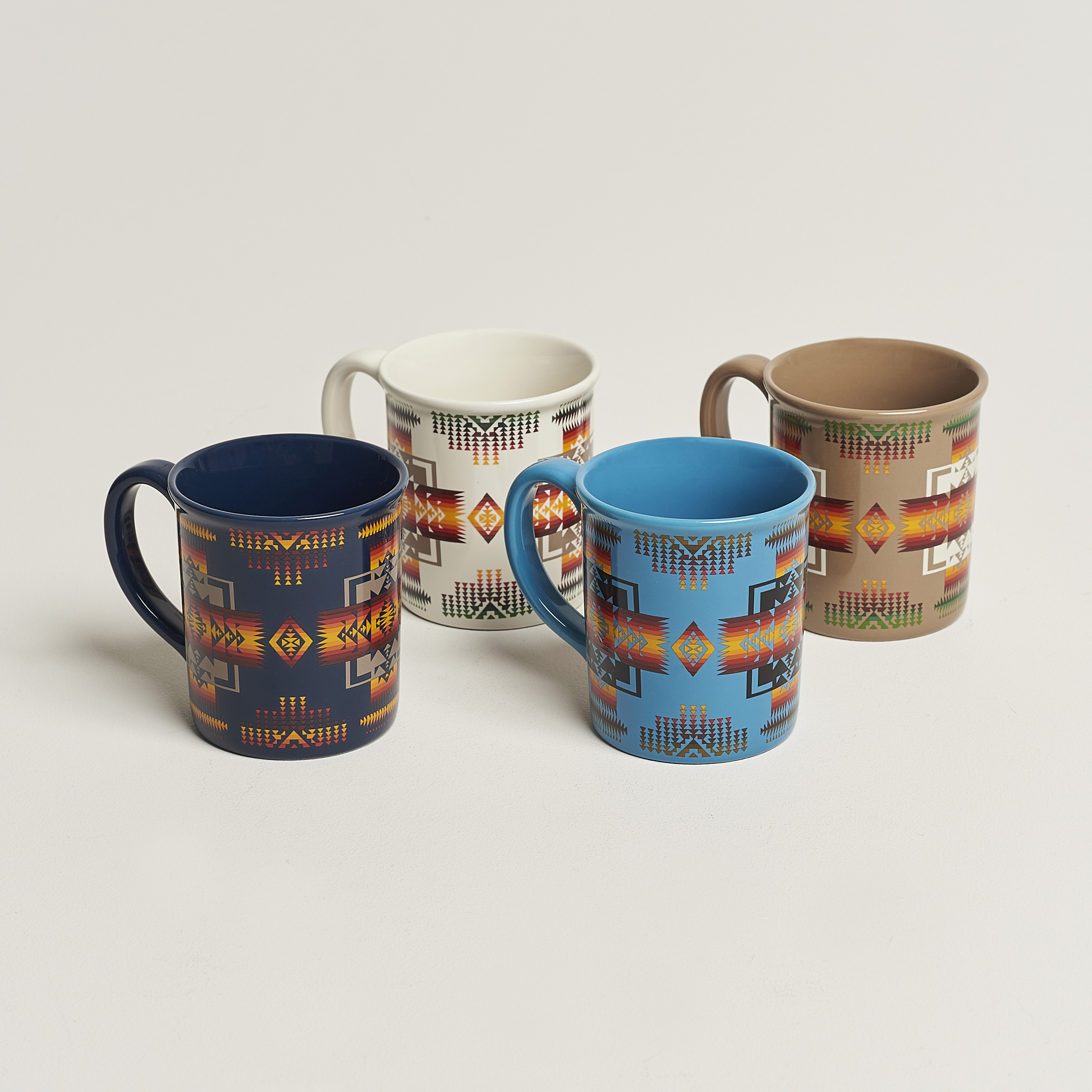 Pendleton Ceramic Mug Set 4Pack Chief Joseph Mix Acheter Pendleton