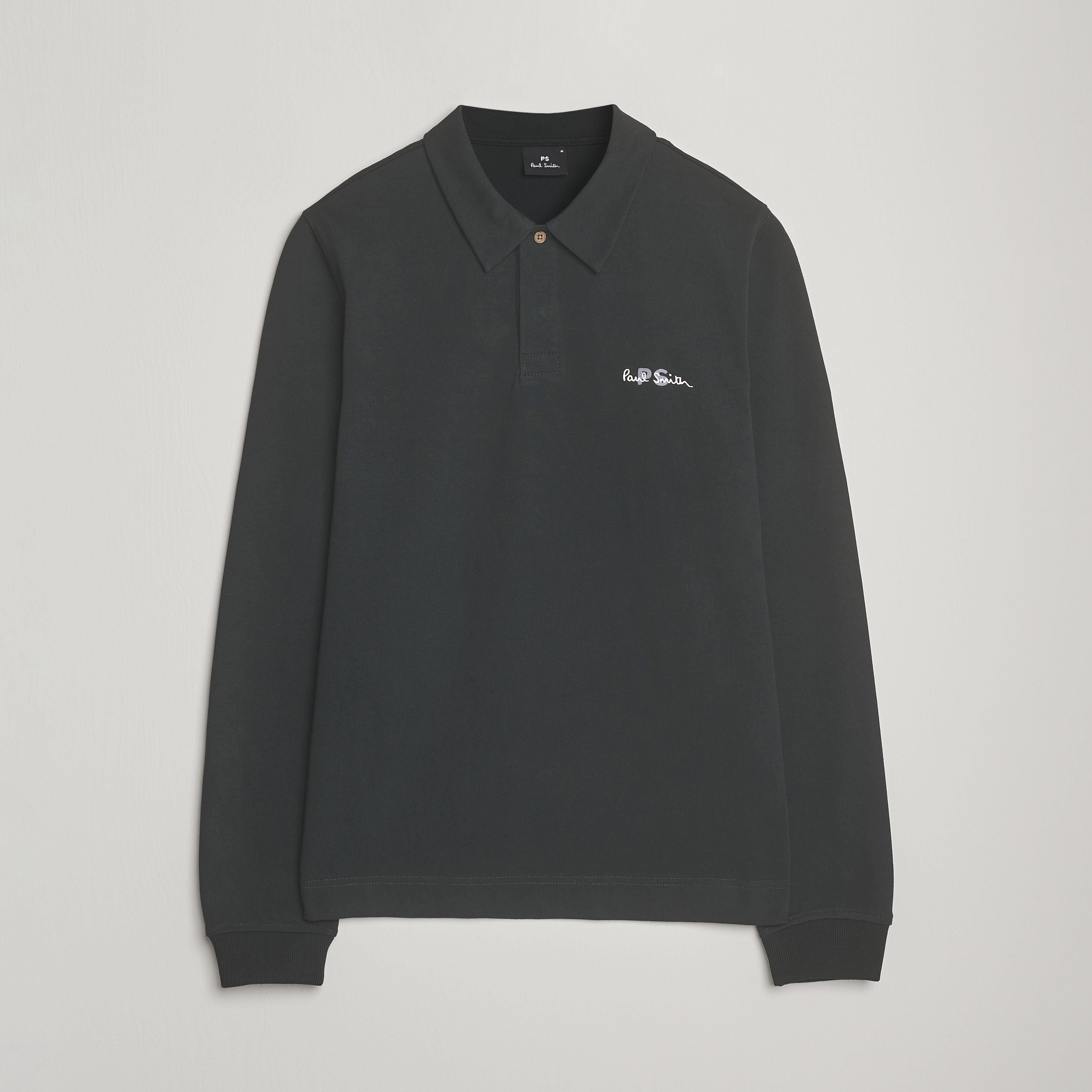 PS Paul Smith Cotton Logo Rugby Sweater Dark Green - Acheter PS Paul Smith