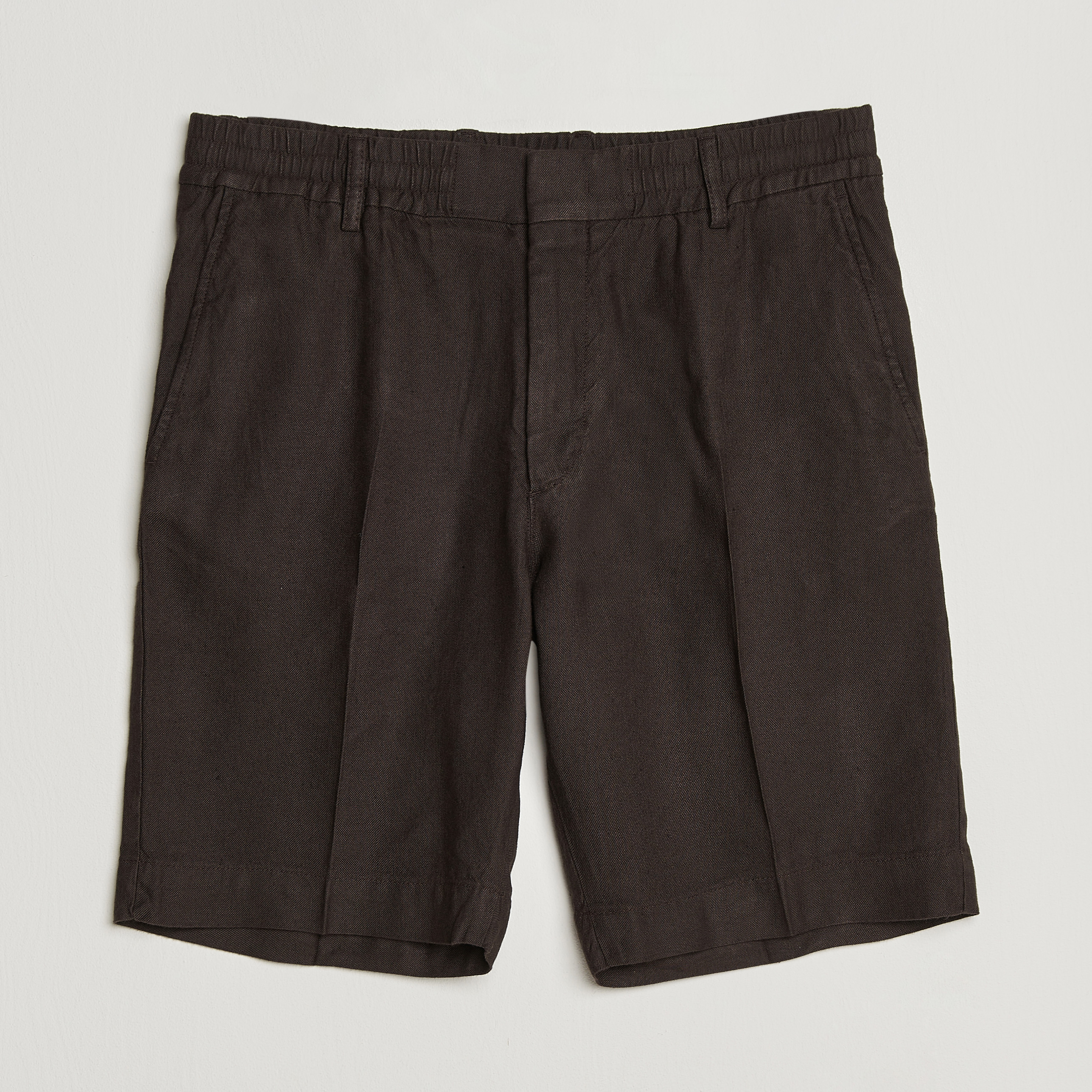 Deep String Cloth NN07 Billie Linen/Viscose Drawstring Shorts Deep Truffle - Acheter NN07 Car