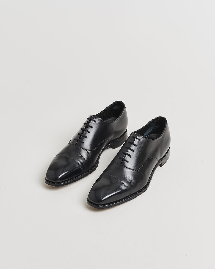 Pre-owned Loake 1880 Rothschild Oxford Black Calf UK11 - EU45 – Noir