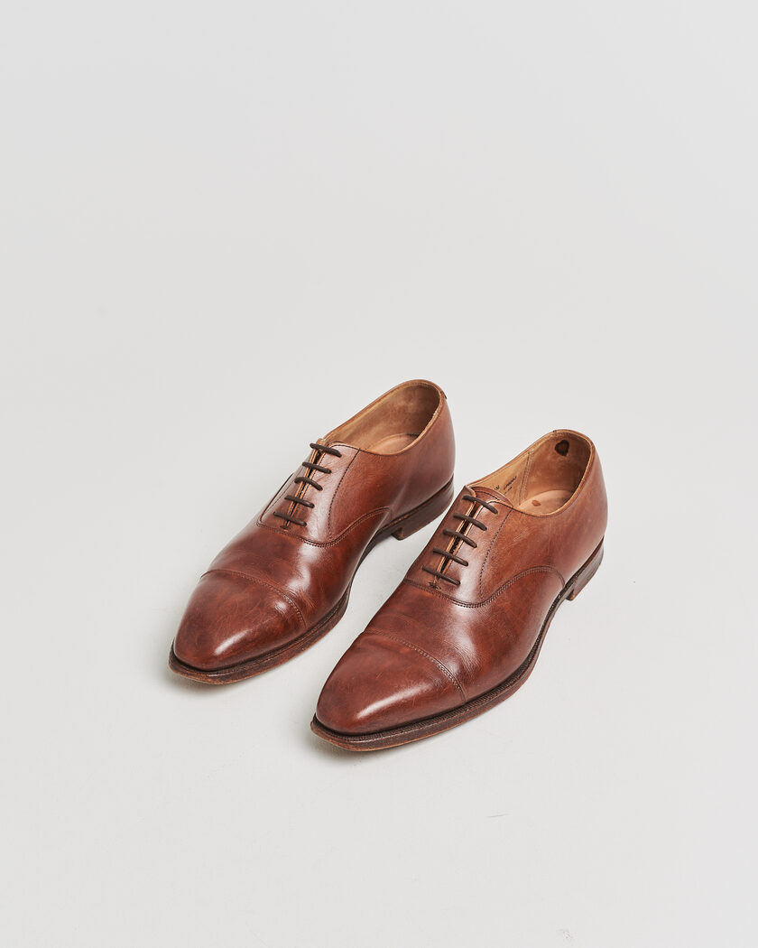 Pre-owned Crockett & Jones Hallam Oxford Beechnut Calf UK9,5 - EU43,5 – Marron