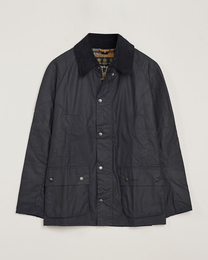 Pre-owned Barbour LifestyleAshby Wax JacketNavyS – Bleu