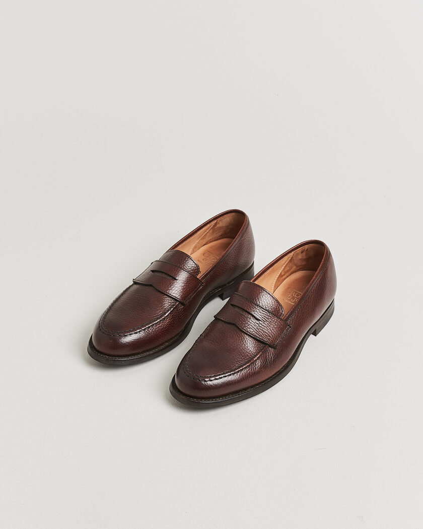 Pre-owned Crockett & Jones Boston City Sole Dark Brown Calf UK7 - EU41 – Marron