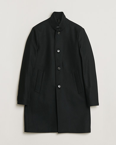 Pre-owned J.Lindeberg Holger 2.0 Melton Coat Black 50 – Noir