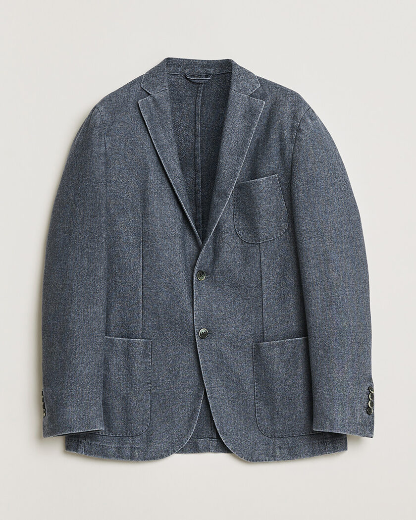 Pre-owned L.B.M. 1911 Wool Blazer Washed Blue 52 – Bleu