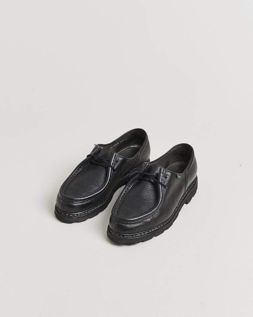 Pre-owned Paraboot Michael Derby Black Deerskin 43,5 – Noir