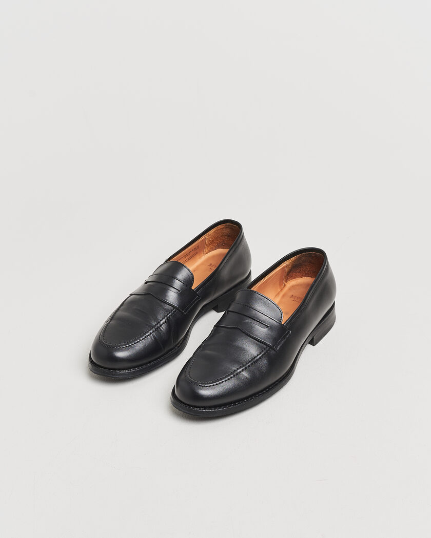 Pre-owned Myrqvist Stenhammar II Loafer Black Calf UK8 - EU42 – Noir
