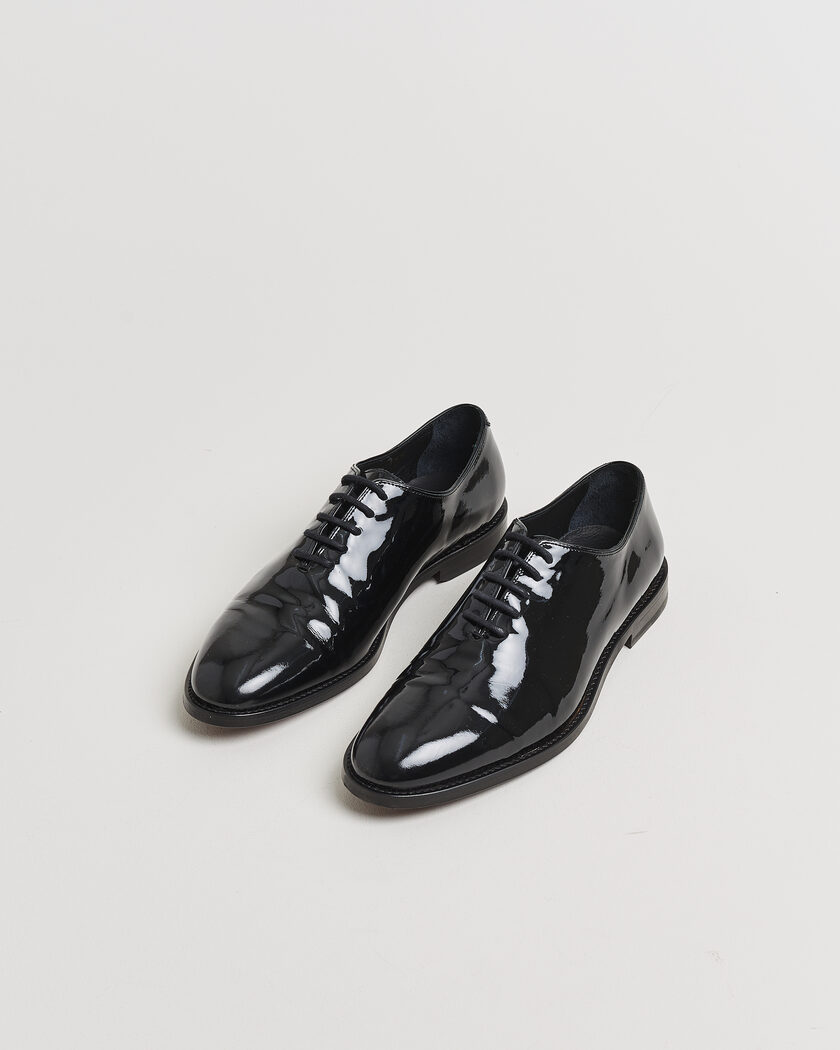 Pre-owned Myrqvist Drottningholm Patent Shoe Black UK10 - EU44 – Noir