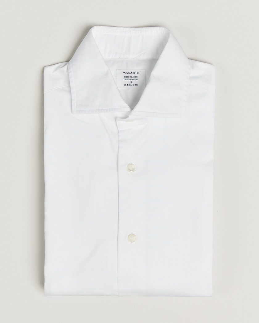 Pre-owned Mazzarelli Soft Cotton Shirt White 39 - M – Blanc