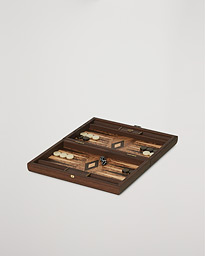  Walnut Burl Small Backgammon With Side Racks