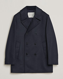 Mackintosh Dalton Wool/Cashmere Peacoat Navy