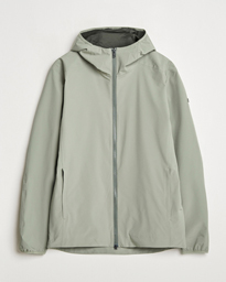 Scandinavian Edition Hood Waterproof Jacket Light Green