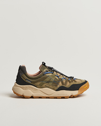 Flower Mountain Iwano 2 Suede/Nylon Trail Sneaker Olive