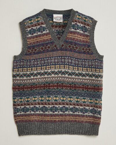 Jamiesons Of Shetland All Over Fair Isle Slipover Multi
