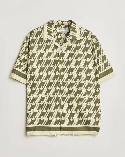 J.Lindeberg Ellis Border Resort Shirt Glitch Kalamata