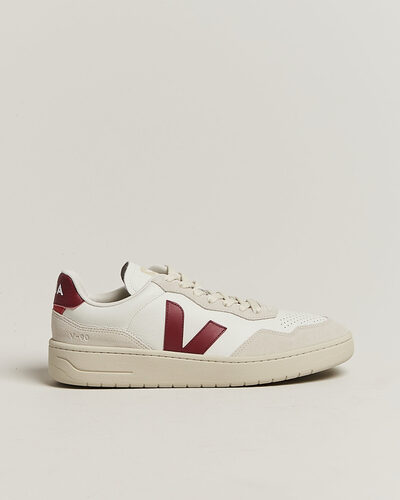 Veja V-90 Sneaker White/Marsala Natural