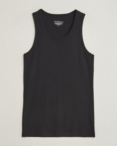 Bread & Boxers 2-Pack Ribbed Tank Black