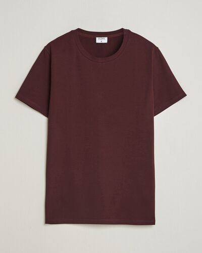 Filippa K Soft Lycra T-Shirt Dark Burgundy