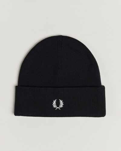 Fred Perry Merino Wool Beanie Navy