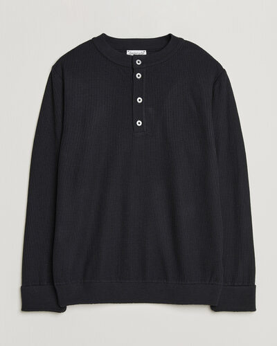 S.N.S. Herning Stamina Rib Henley Navy Blue