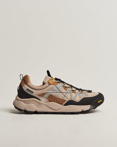 Flower Mountain Iwano 2 Suede/Nylon Trail Sneaker Beige
