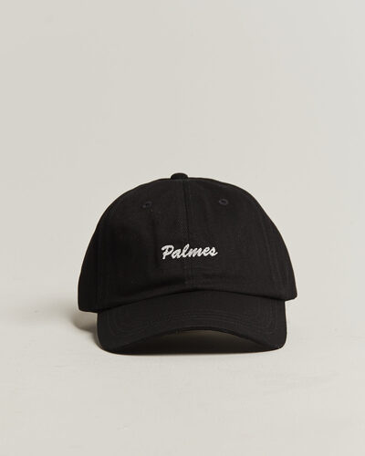Palmes Logo 6-Panel Cap Black