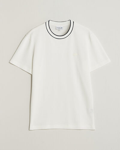Lacoste Contrast Rib Piqué T-Shirt Flour