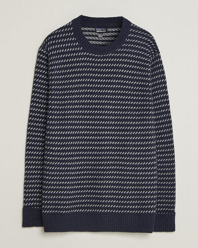 Patagonia Recycled Wool Blend Sweater Classic Navy