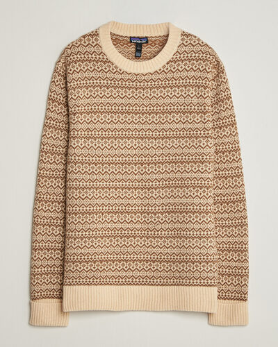 Patagonia Recycled Wool Blend Sweater Snow Squail Natural