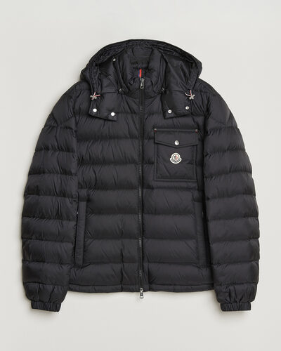 Moncler Verith Hooded Down Jacket Black