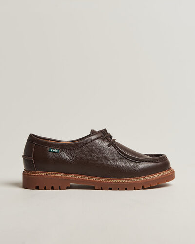 Polo Ralph Lauren Jett Apron Derby Shoe Dark Brown