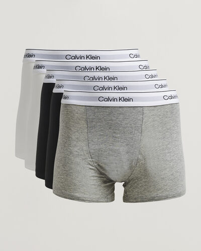 Calvin Klein 5-Pack Icon Cotton Stretch Relaxed Trunk White/Black/Grey