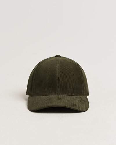 Varsity Headwear Corduroy Baseball Cap Palude Green