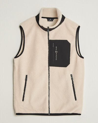 Sail Racing Bowman Pile Vest Ivory