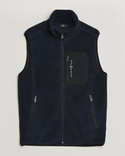 Sail Racing Bowman Pile Vest Dark Navy