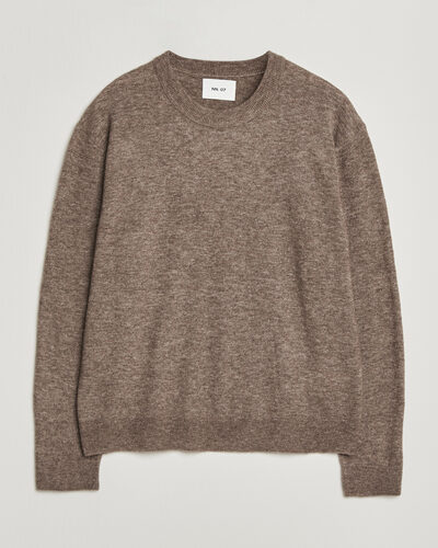 NN07 Gavin Brushed Wool Knitted Sweater Desert Clay