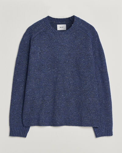 NN07 Jim Neps Wool Knitted Sweater Blue Ignition