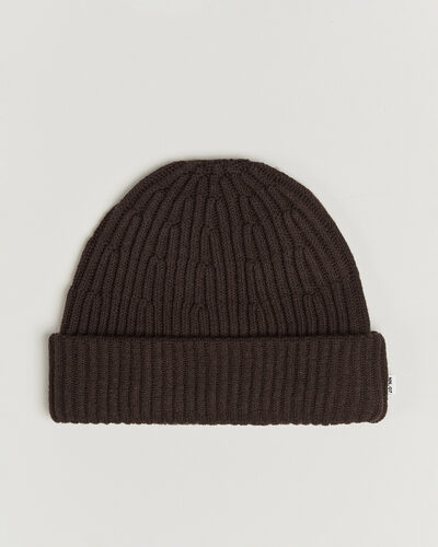 NN07 Wool Rib Hat Deep Truffle