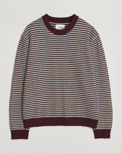 NN07 Russell Cotton/Wool Structured Sweater Winetasting