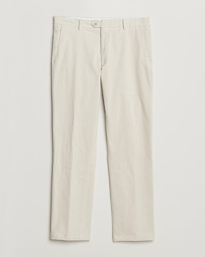 Oscar Jacobson Dandy Corduroy Trousers White