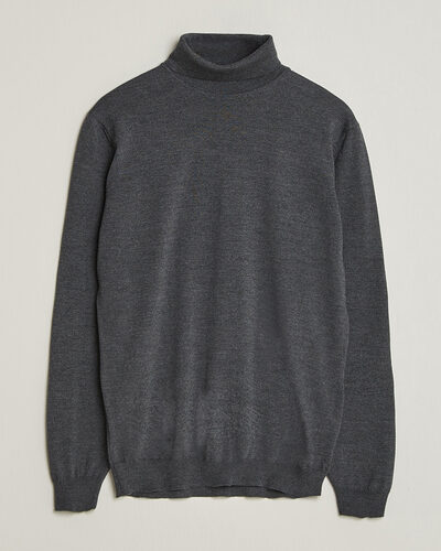 Stenströms Merino Rollneck Dark Grey
